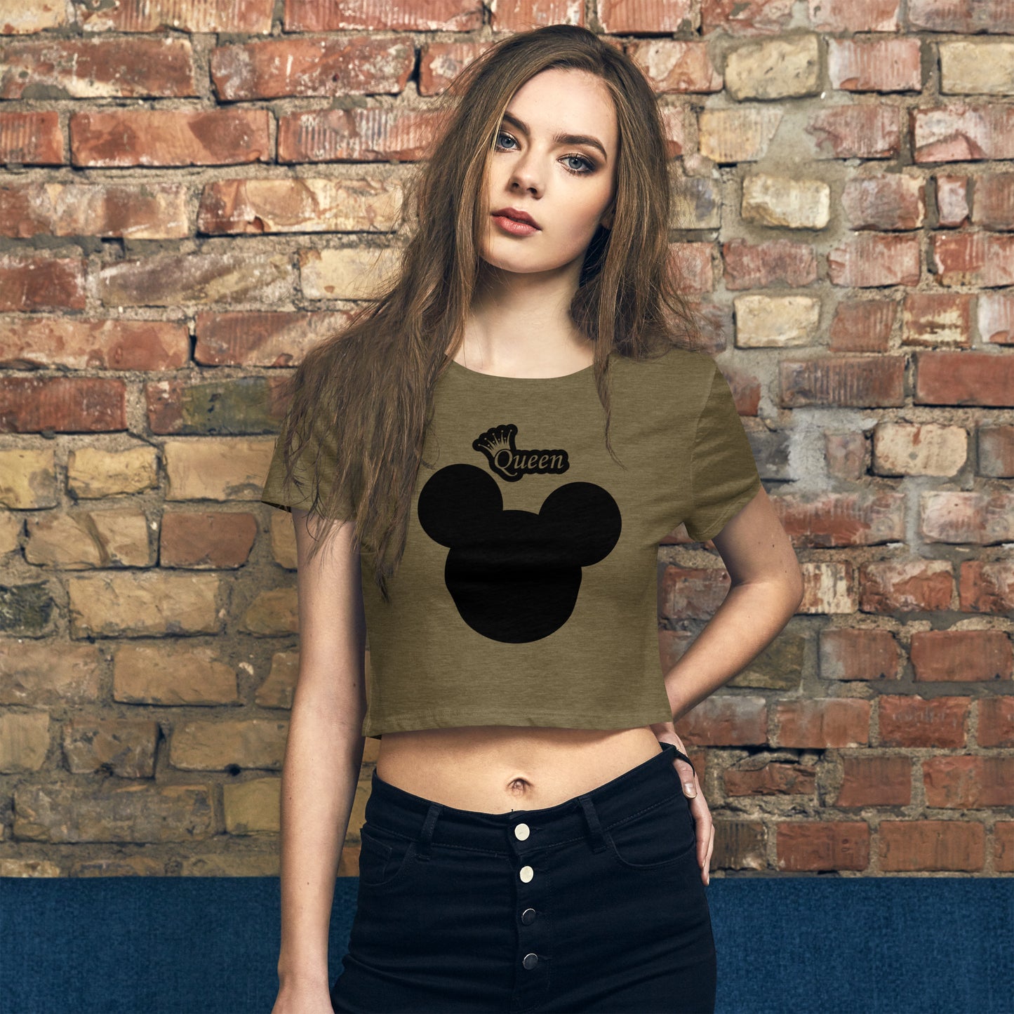 Camiseta corta para mujer