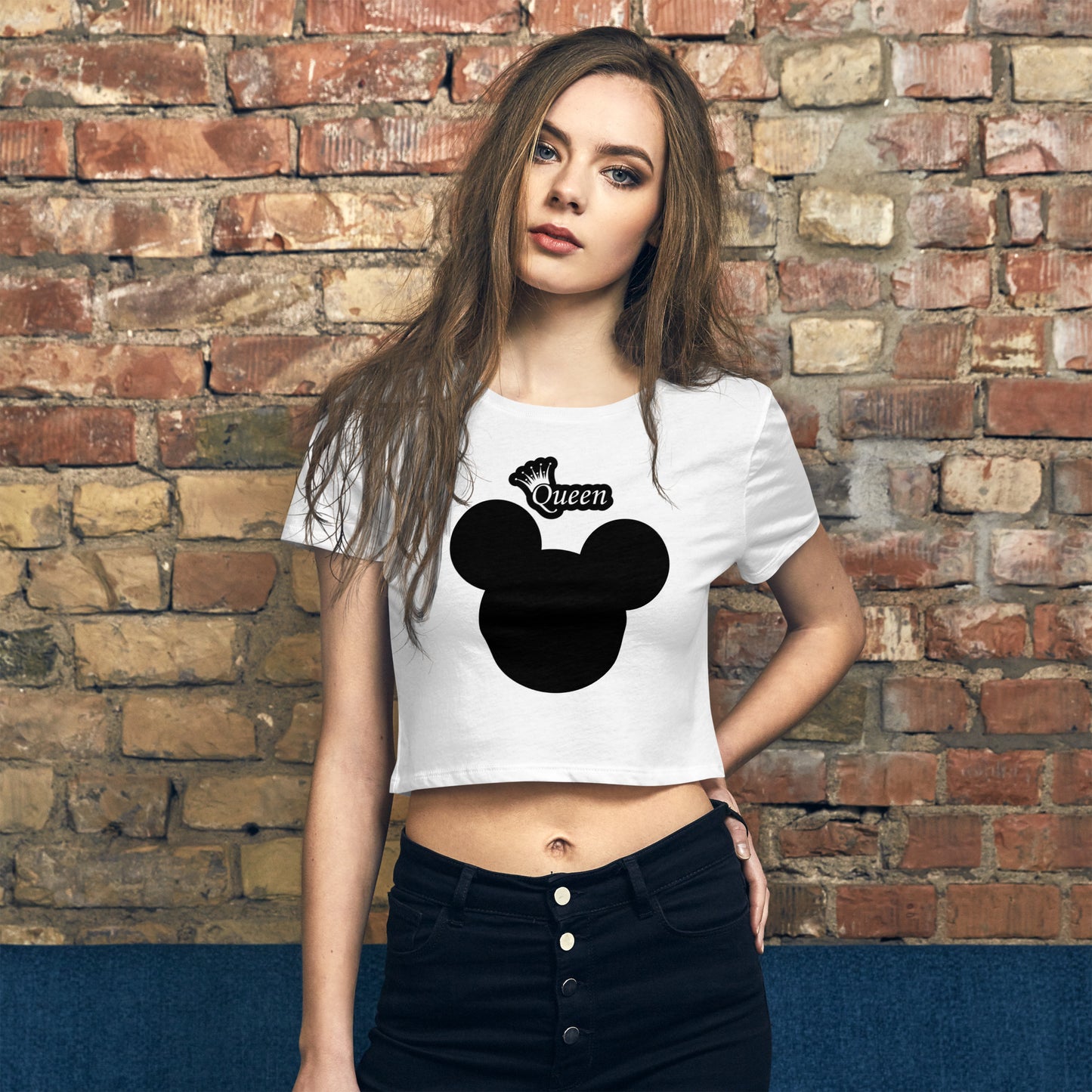 Camiseta corta para mujer