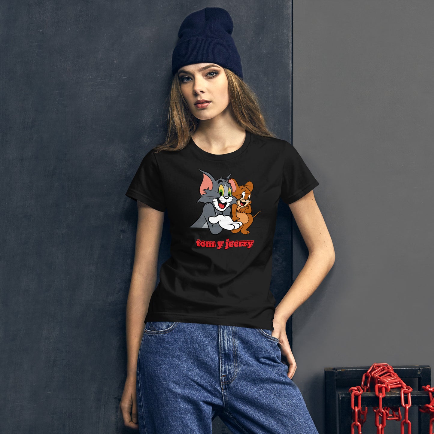 Camiseta de manga corta para mujer