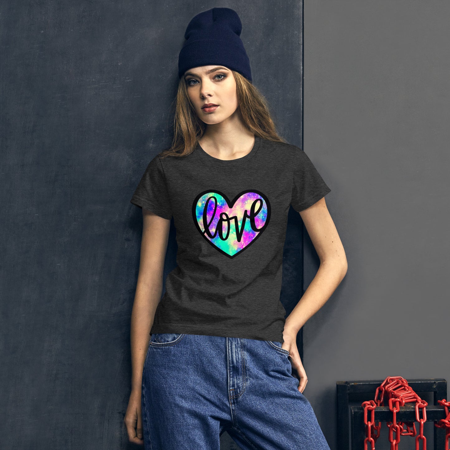 Camiseta de manga corta para mujer