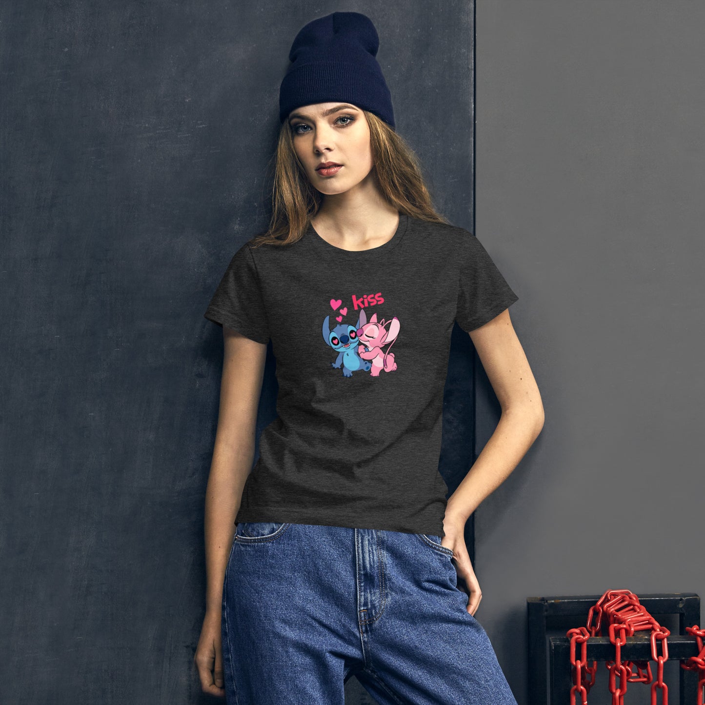 Camiseta de manga corta para mujer