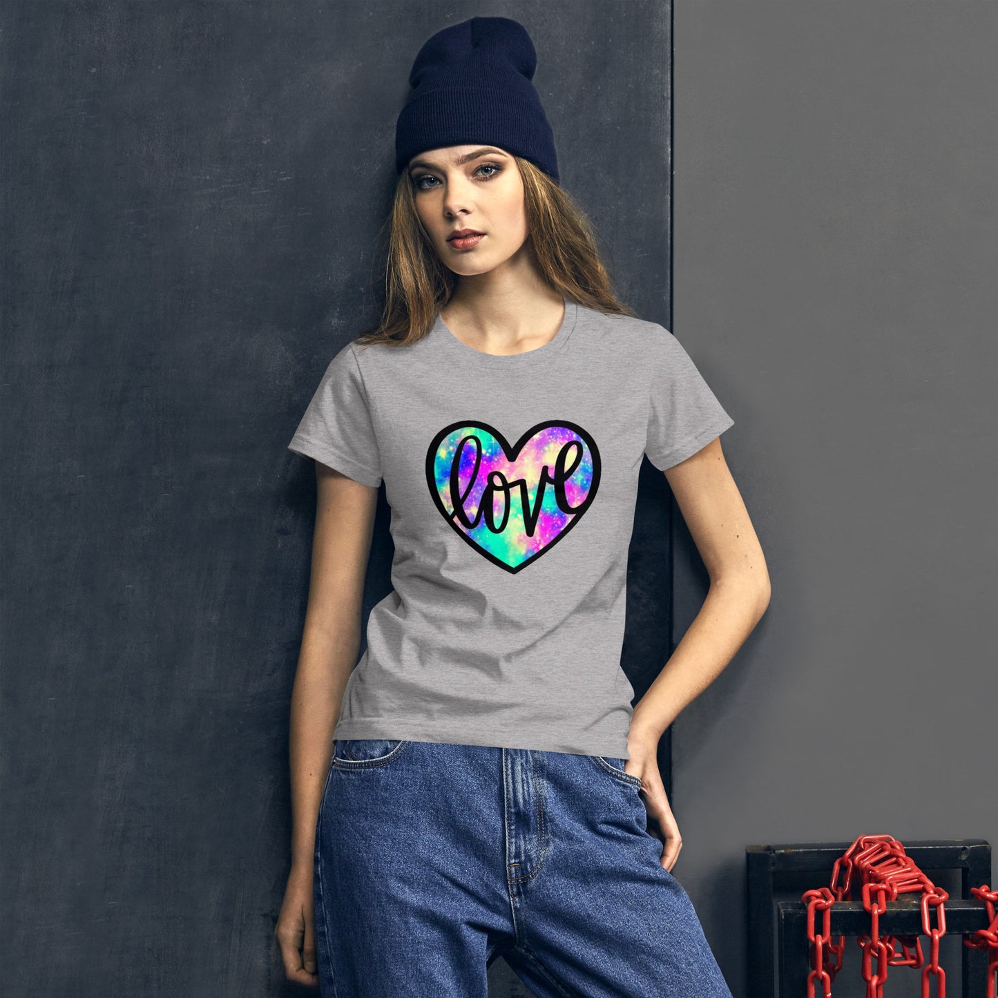 Camiseta de manga corta para mujer