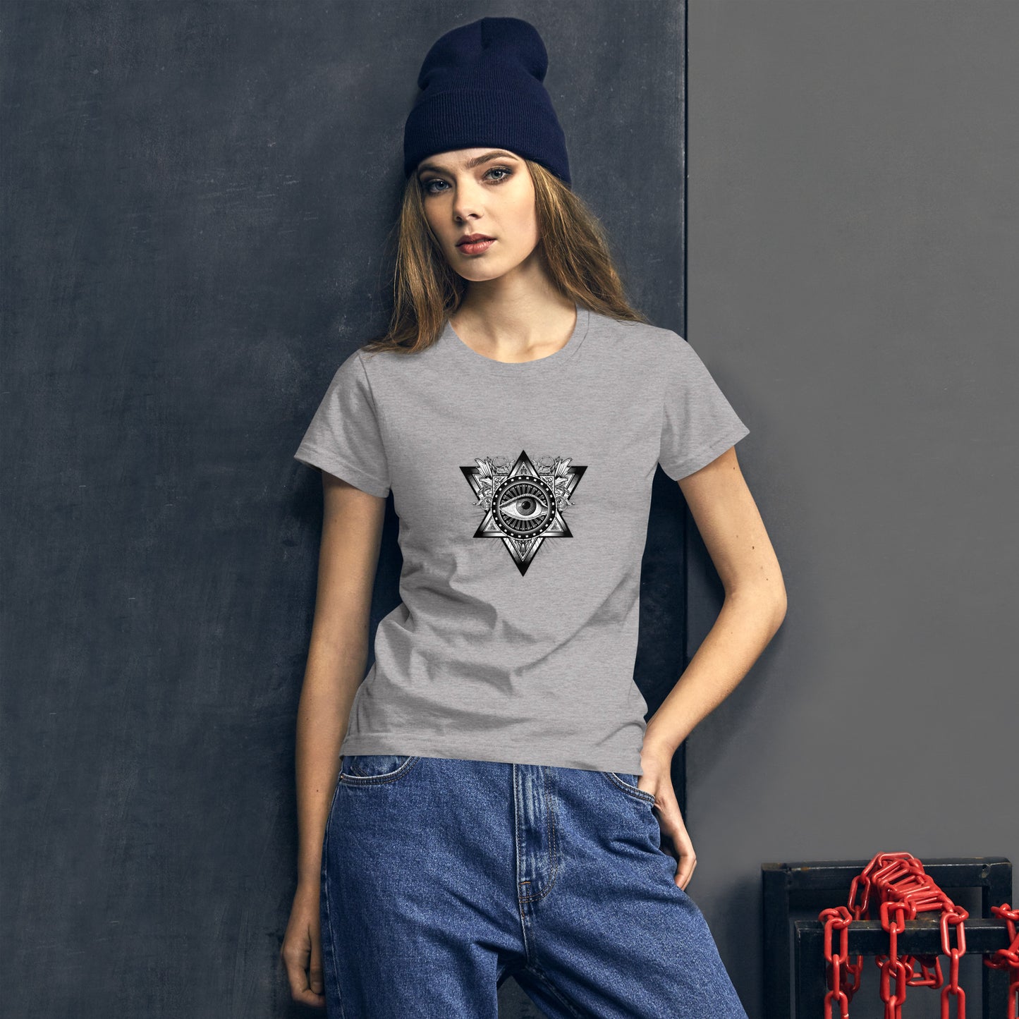 Camiseta de manga corta para mujer