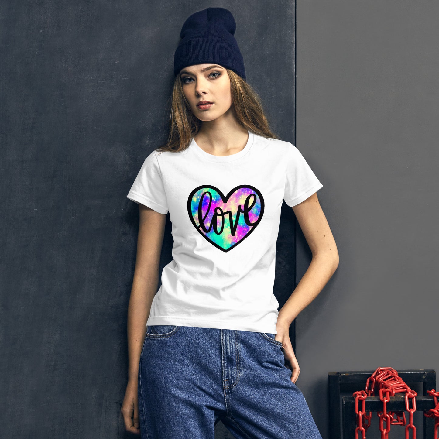 Camiseta de manga corta para mujer