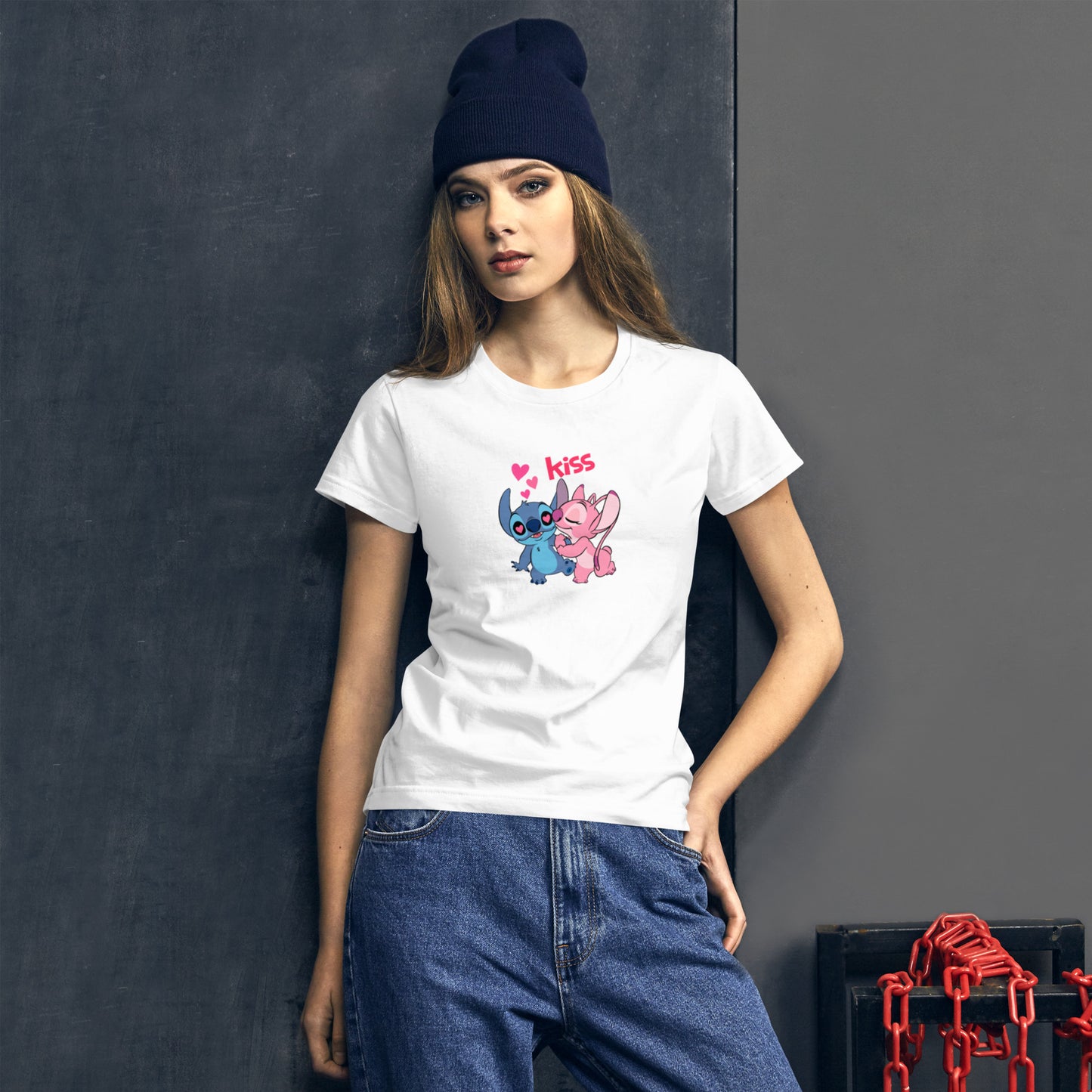 Camiseta de manga corta para mujer